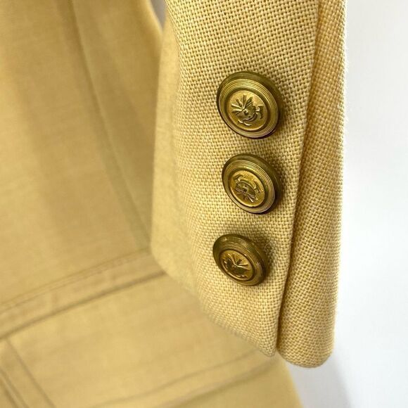 Vintage 1960s Yellow Kingsridge Suit Jacket - Picture 8 of 16